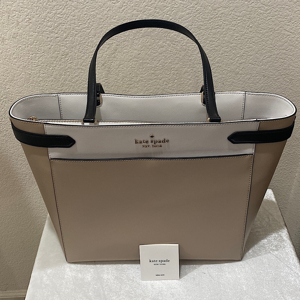 Kate Spade Staci Colorblock Laptop Tote.In brand new condition.